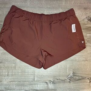 Old Navy Brown Athletic Shorts Elastic Waistband Lightweight